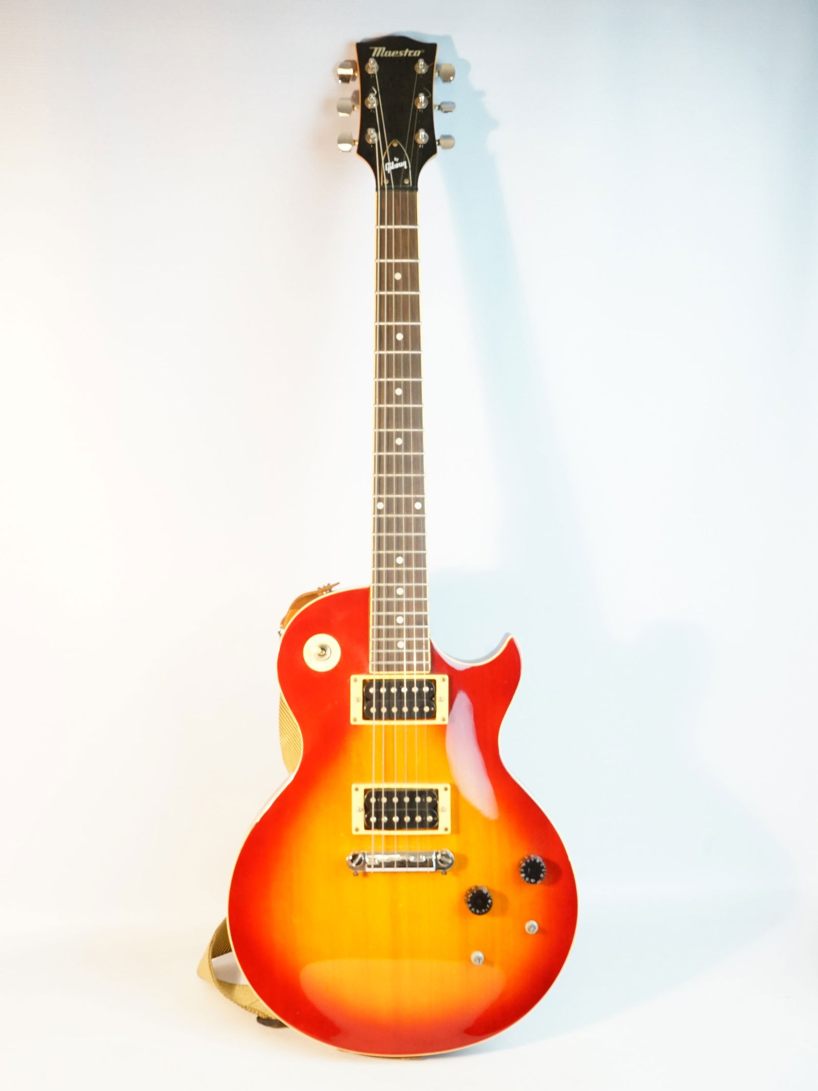 Maestro by Gibson Series Electric Guitar-Heritage Cherry: Shipping: We offer in-house shipping services for most small items. This means that we will take care of packing and shipping the items directly to you. For larger or specialized items, we recommend u