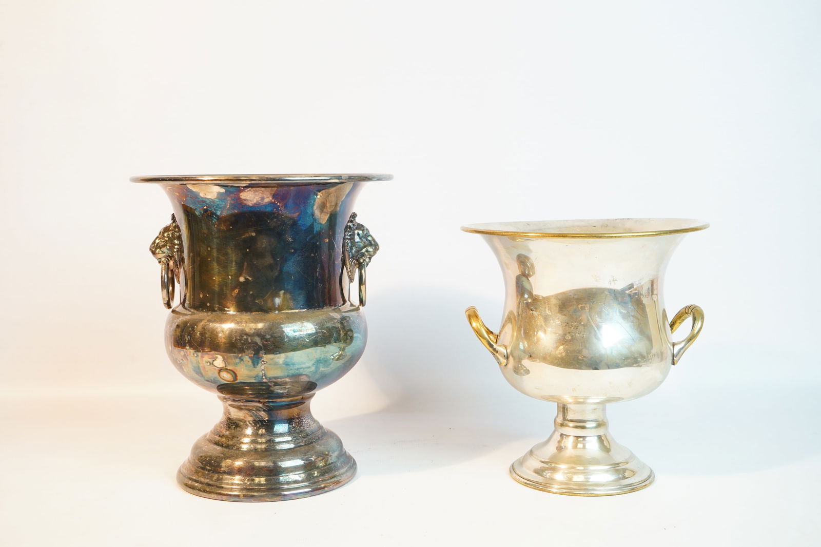 2 Silver-Plated  Champagne Chiller Buckets (1 of 8)