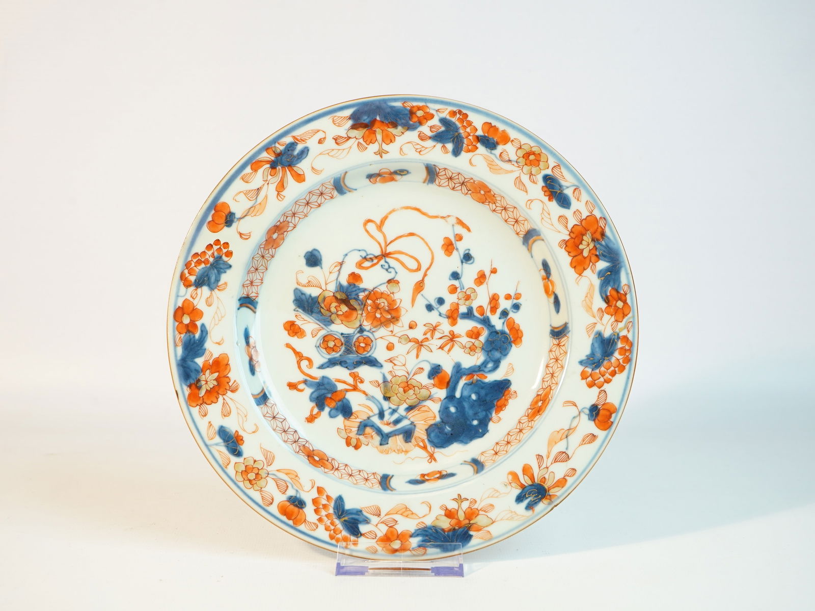 Chinese Export Imari Plate, Qing Dynasty, 18th Century (1 of 4)