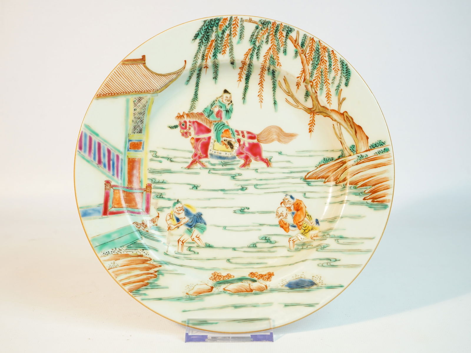 Chinese Export Famille Rose Plate, Qing Dynasty, 18th Century (1 of 8)