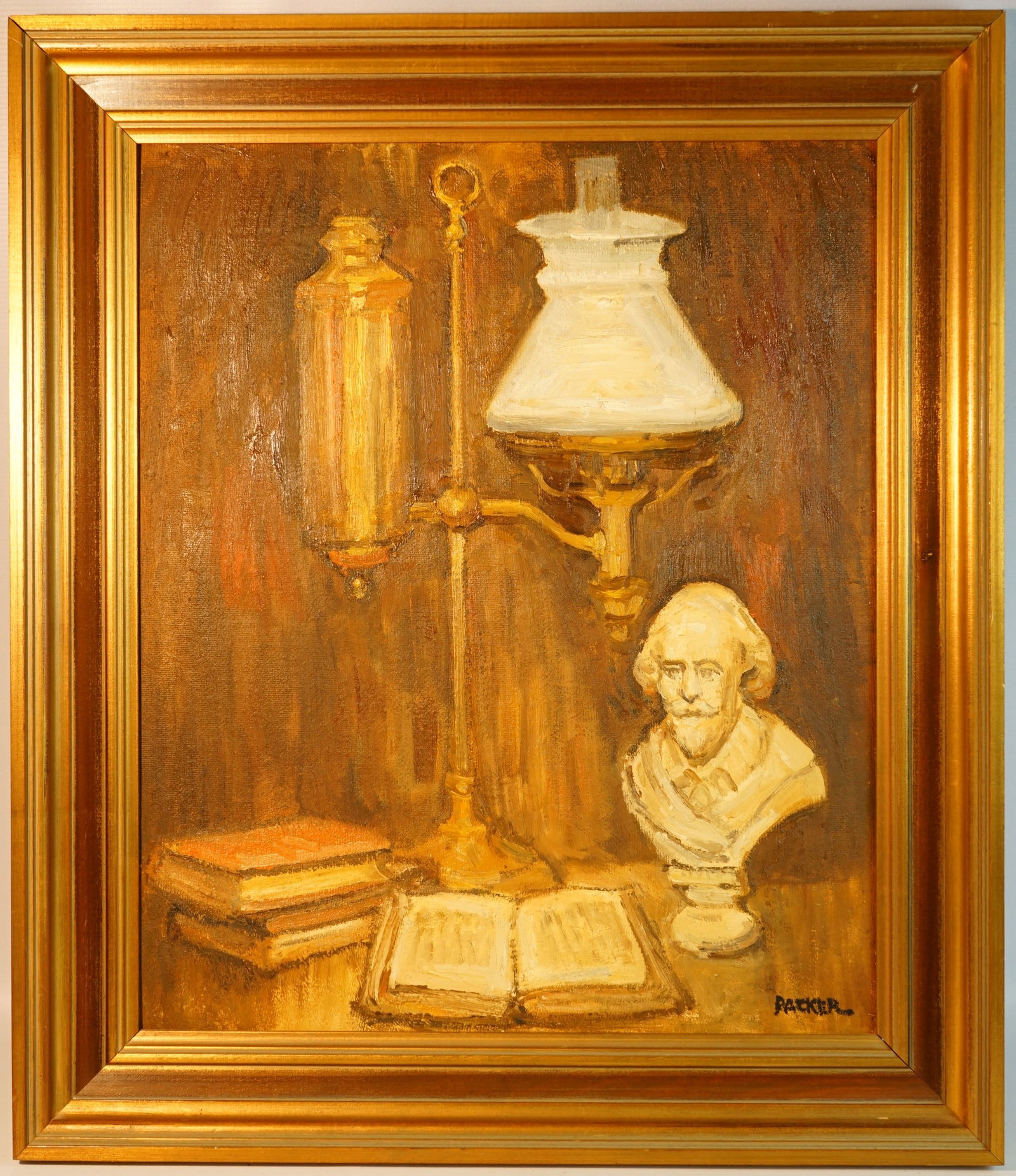 Richard G Packer (America 1916-1998)1973 Oil On Board,Untitled: Approximate size:29.75x25.5x1.5 in Shipping: We offer in-house shipping services for most small items. This means that we will take care of packing and shipping the items directly to you. For larger o