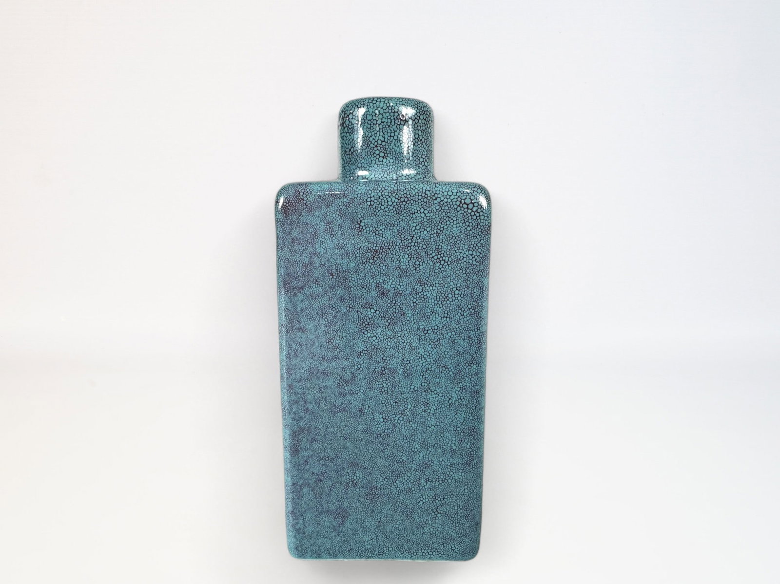 Chinese Robin's Egg-Glazed Square Snuff Bottle (1 of 7)