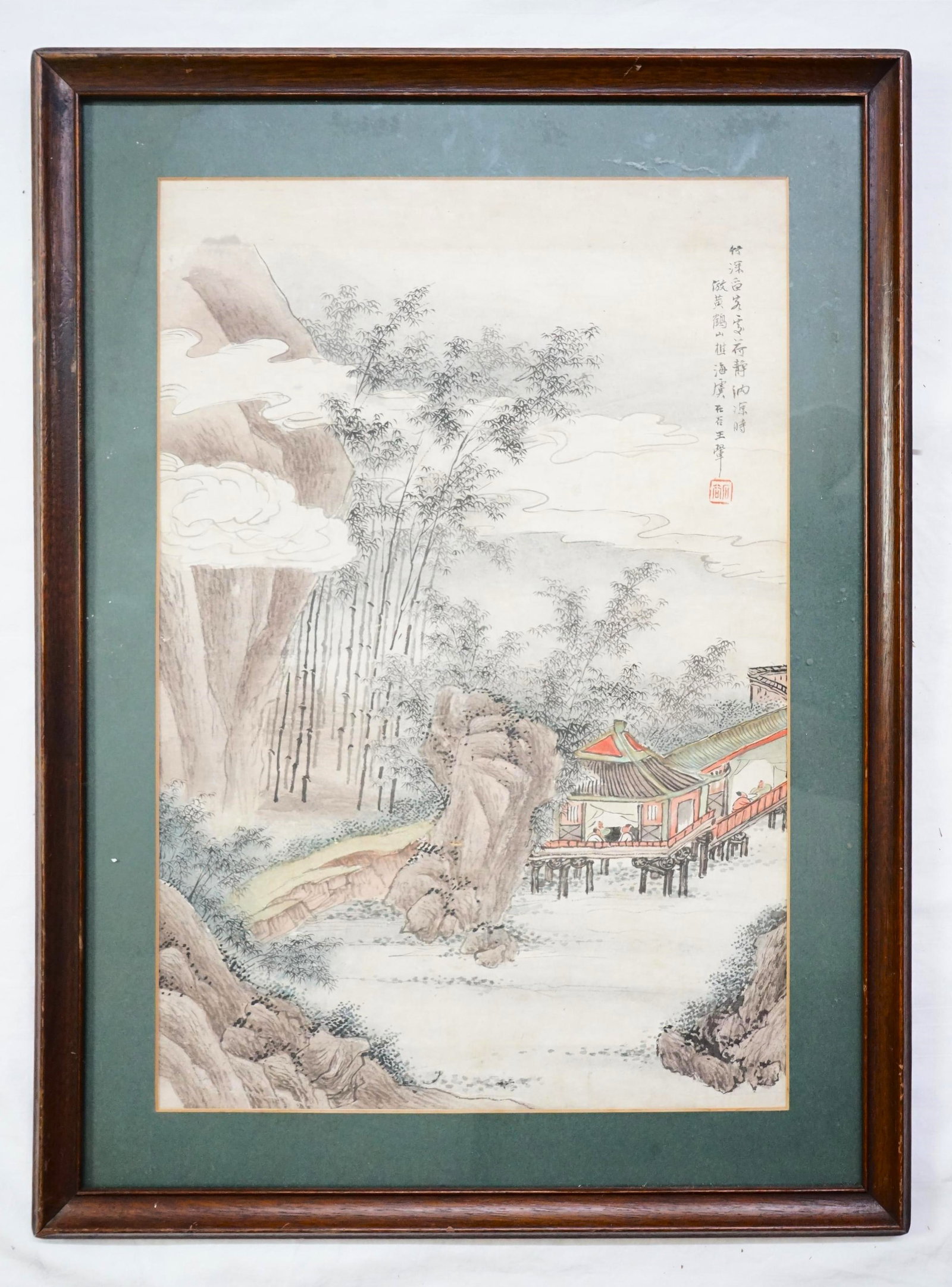 Chinese Landscape Painting on Paper By Wanghui(1632-1717), Qing Dynasty (1 of 6)