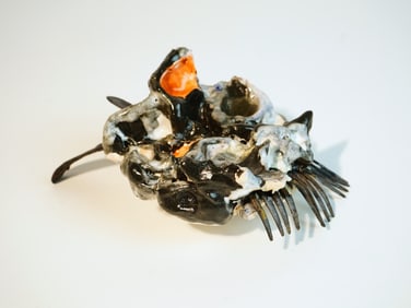 Karel Appel Sculpture, Signed on The Bottom