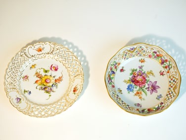 Schumann Bavaria Germany Porcelain Plates