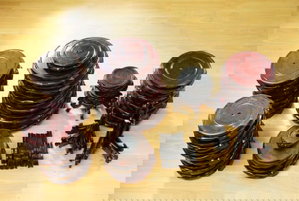 Lot of Chinese Carved Display Stands