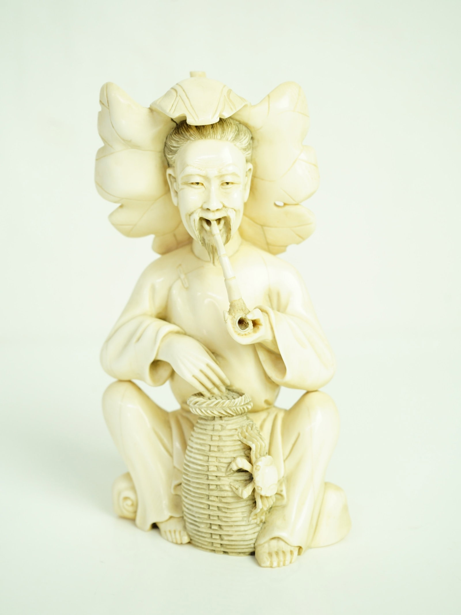 Chinese Carved   Figure of  A Fishman With Mark (1 of 6)