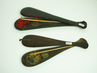 Lot of 2 Chinese Opium Scale With Wood Case,Republic Period