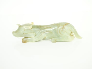 Chinese Carved Jade Figure  of  'Mythical Beast