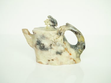 Chinese Carved Soapstone Teapot