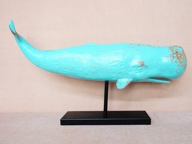Whale Decorative  Statue on Stand