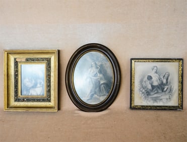 Lor of 3 Small Victorian Engravings