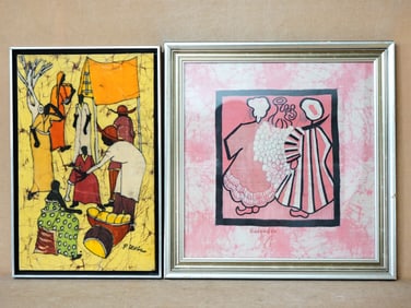 Miriam Had Gadya(Israeli, 1895-1982) and  African Batik Art