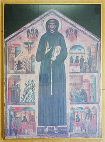 Bonaventura Berlinghieri St Francis Altarpiece ,Poster on Paper