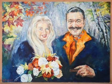 Yury Tarler(American) Oil on Canvas,'Willi Ivanovich Tokarev (Russian-American)"