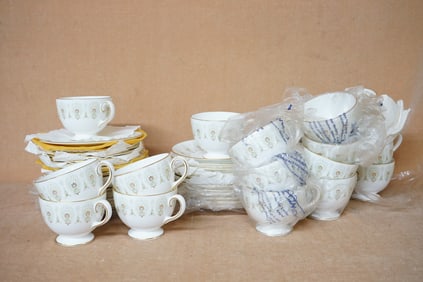 Lot of 60 Pieces Wedgwood Medina  Porcelain Ware