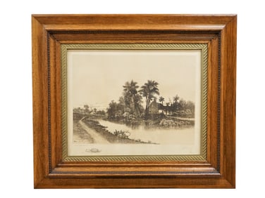 Down on The Suwanee River.1897 By M. F.Tobin Litho, New York,20th C