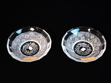 Genuine Hand J.F&S Cut Crystal Trinket Candy Dish