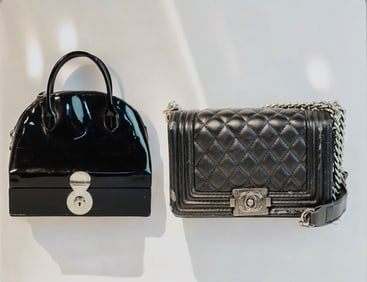 Two Black Fashion Bags
