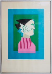 Jean David, Romanian-French (1908-1983) Lithograph on Paper. Pencil