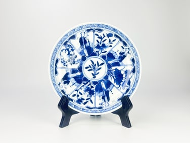 Chinese Blue and White   Dish