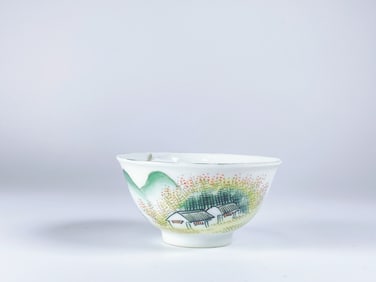 Chinese Famille Rose Tea Bowl