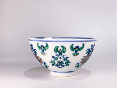 Chinese Doucai 'Floral' Bowl, 19th Century