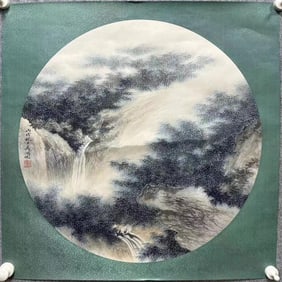 Wu Hufan (Chinese,1894-1968),Landscape,Ink and Color on Paper