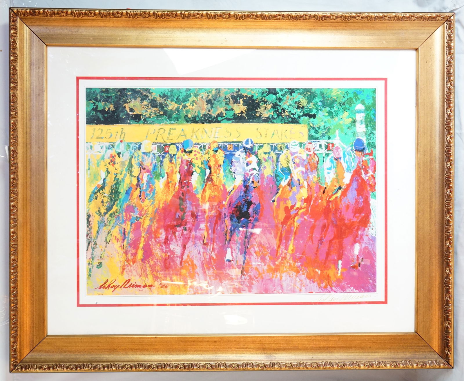 Leroy Neiman, Lithograph '125Th Preakness Stakes'(Coa) (1 of 6)