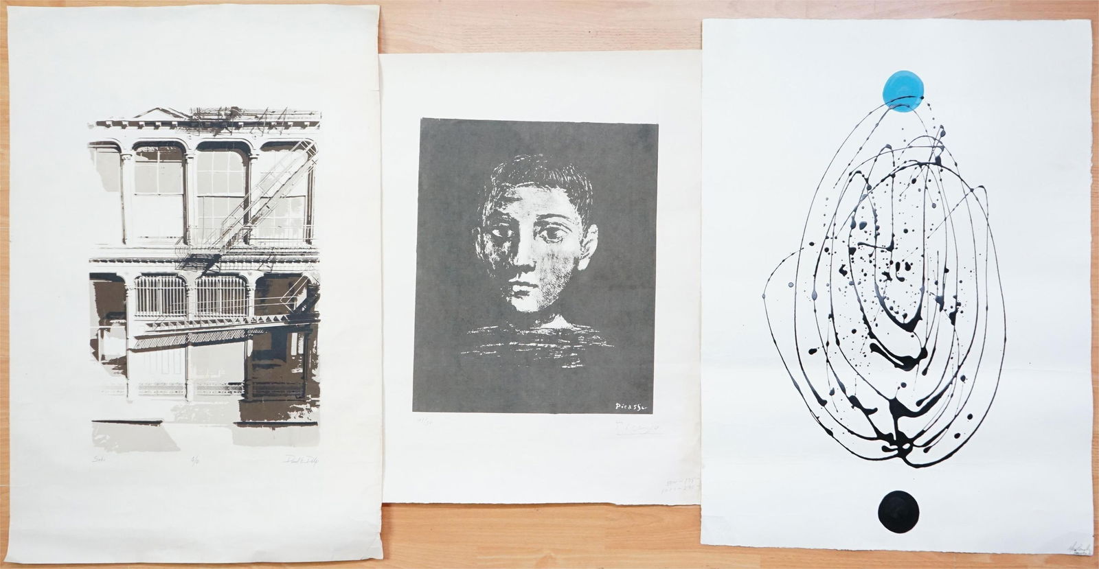 Lot of 3 Artist Signed  Prints (1 of 7)