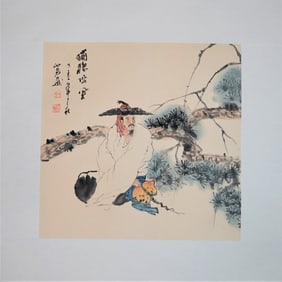 Chinese 'Figural' Painting,Ink and Color on Paper