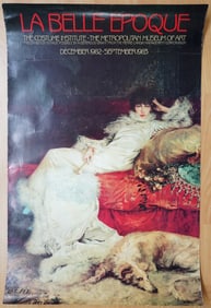 1982 The Metropolitan Museum of Art Exhibition Poster'La Belle Epoque'