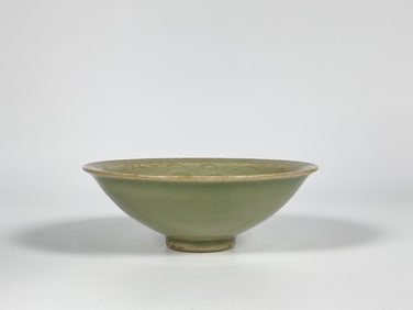 A Carved 'Longquan' Celadon-Glazed Bowl