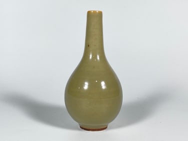 Chinese Longquan Celadon-Glazed Vase