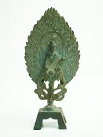 Chinese Bronze Figure of  a Buddha, Qing Dynasty or Earlier