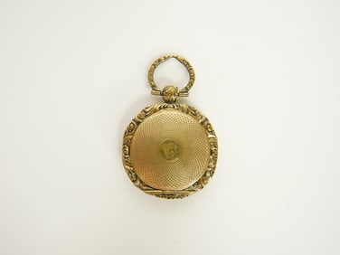 Victorian Gold Cased Glass Fronted Photo Locket