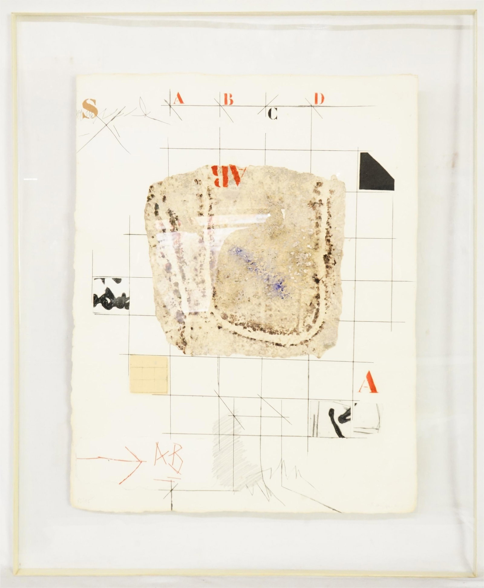 James Coignard(French,1925-2008) Mixed Media Art: Approximate size: 23x28.5 in Shipping: We offer in-house shipping services for most small items. This means that we will take care of packing and shipping the items directly to you. For larger or spec