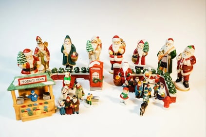 Group of Antique/Vintage Christmas Figures