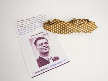 Gerhard Mennen "Soapy" Williams (1911-1988)'s Original Bowties