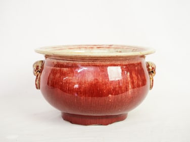 Chinese Flambe Glazed Censer, 18th Century