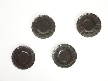 Set of 4 Chinese Rosewood Dishes