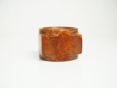 Ancient Chinese Carved Jade Cong
