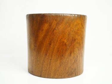 Chinese Huang Huali Brush Pot,Qing Dynasty