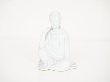 Chinese Dehua Porcelain Figure of Guanyin,Qing Dynasty
