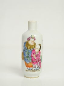 Chinese Famille-Rose 'Wu Shuang Pu' Snuff Bottle,19th Century