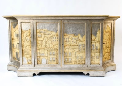 Fine Mid Century Modern Design Cabinet Table