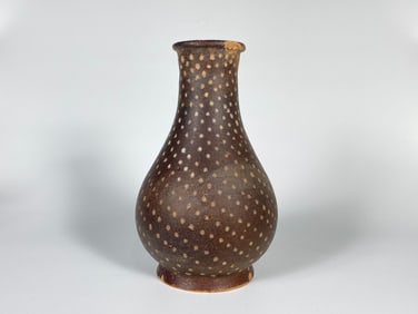 Chinese Jizhou Ware Polka Dot Motif  Vase  