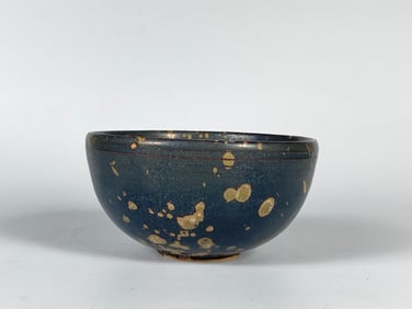 Chinese Jizhou Kiln Gold-Speckled Tea Bowl