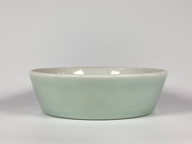 A Chinese Celadon Brush Washer