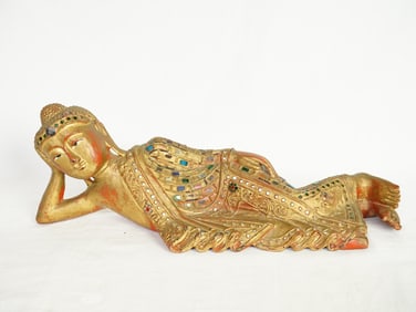 Chinese Carved Wood Buddha Statue
